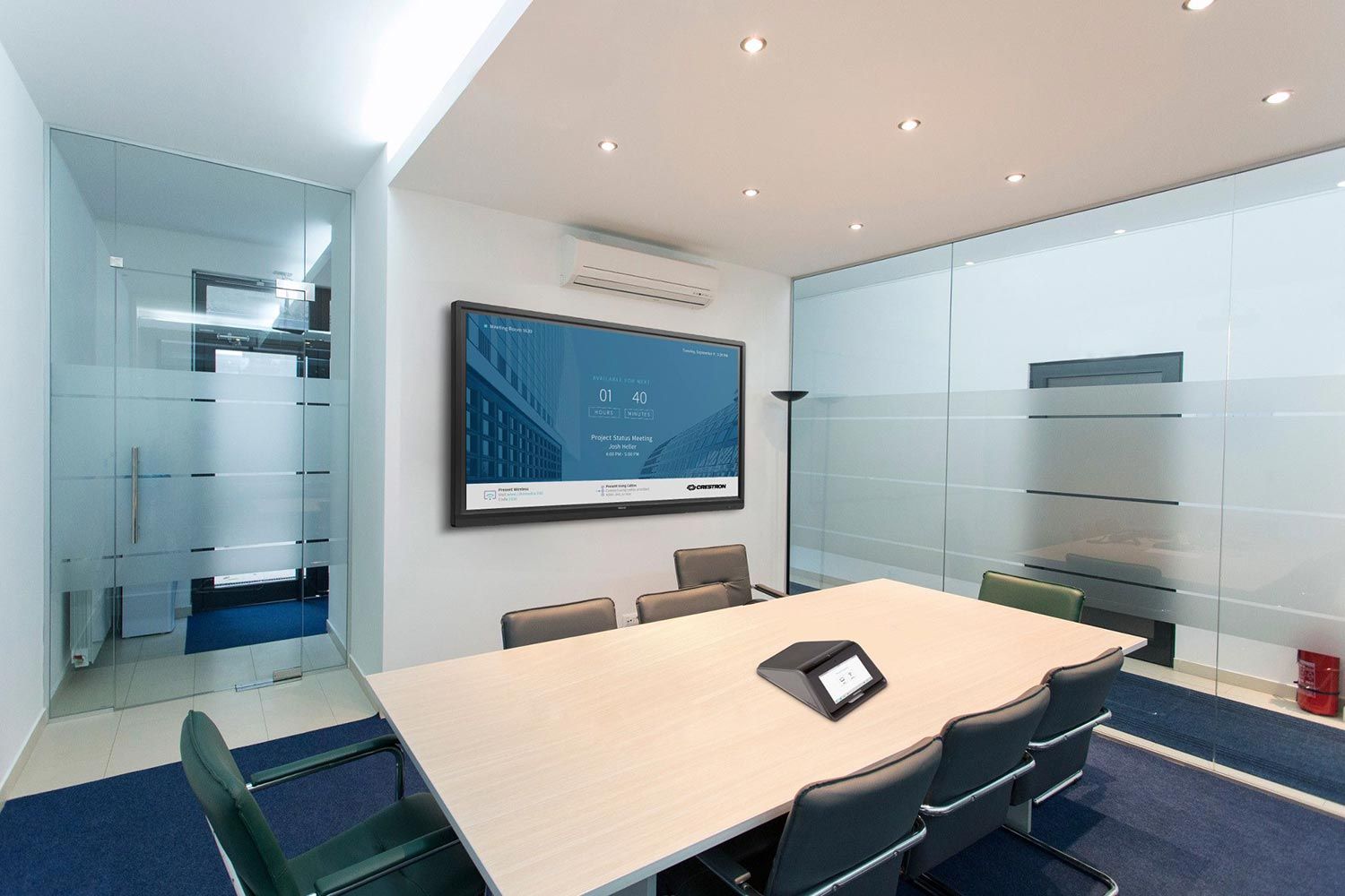 Crestron conference room control system